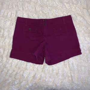 NY&Co Purple Short Shorts